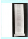Band Data 1969 (Format 1200 x 80 cm, Aufdruck auf Plastikband, Unikat)